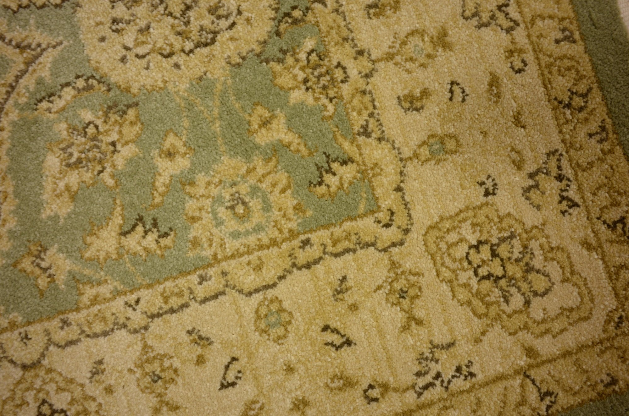 Unique Loom Edinburgh Teppich Läufer – 70 X 305 Cm, Hellgrün/beige, Polypropylen
