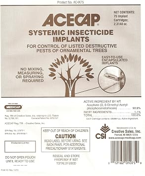 Acecap AC4X75 Tree Implant, Brown