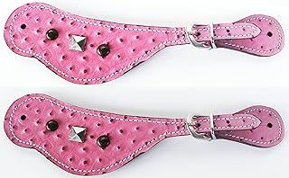 CHALLENGER Horse Western Riding Cowboy Boots Leather Spur Straps Tack 7408