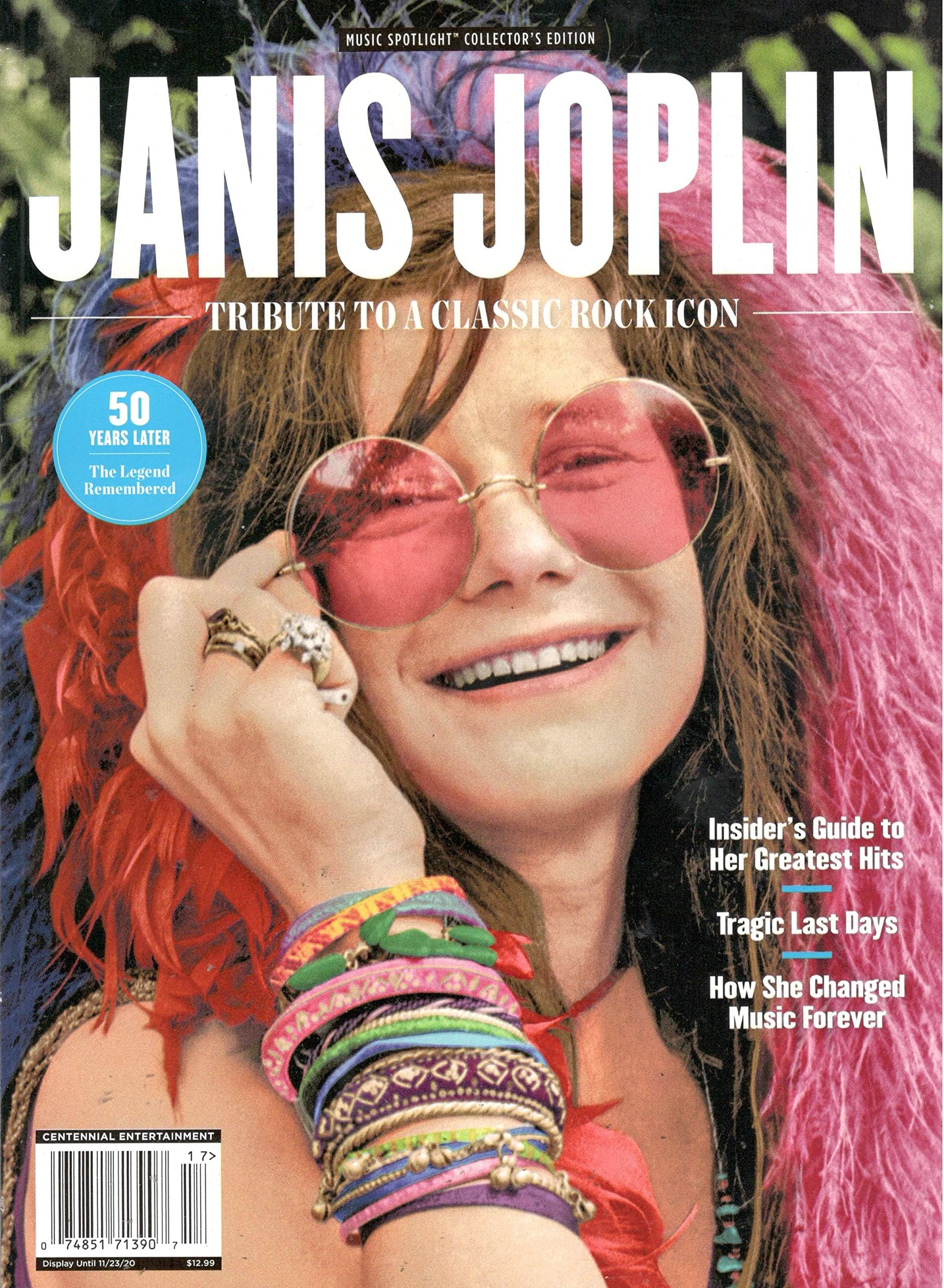 Janis Joplin Music Spotlight Collector's Edition Magazine (2020) Tribute to a Classic Rock Icon 50 Years Later The Legend Remembered