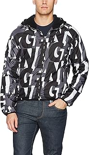 A√X Armani Exchange 男式全身字母标志风衣
