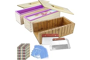 Silicone Soap Molds-Bamboo - The Ultimate Soap Making Kit for Beginners and Experts
