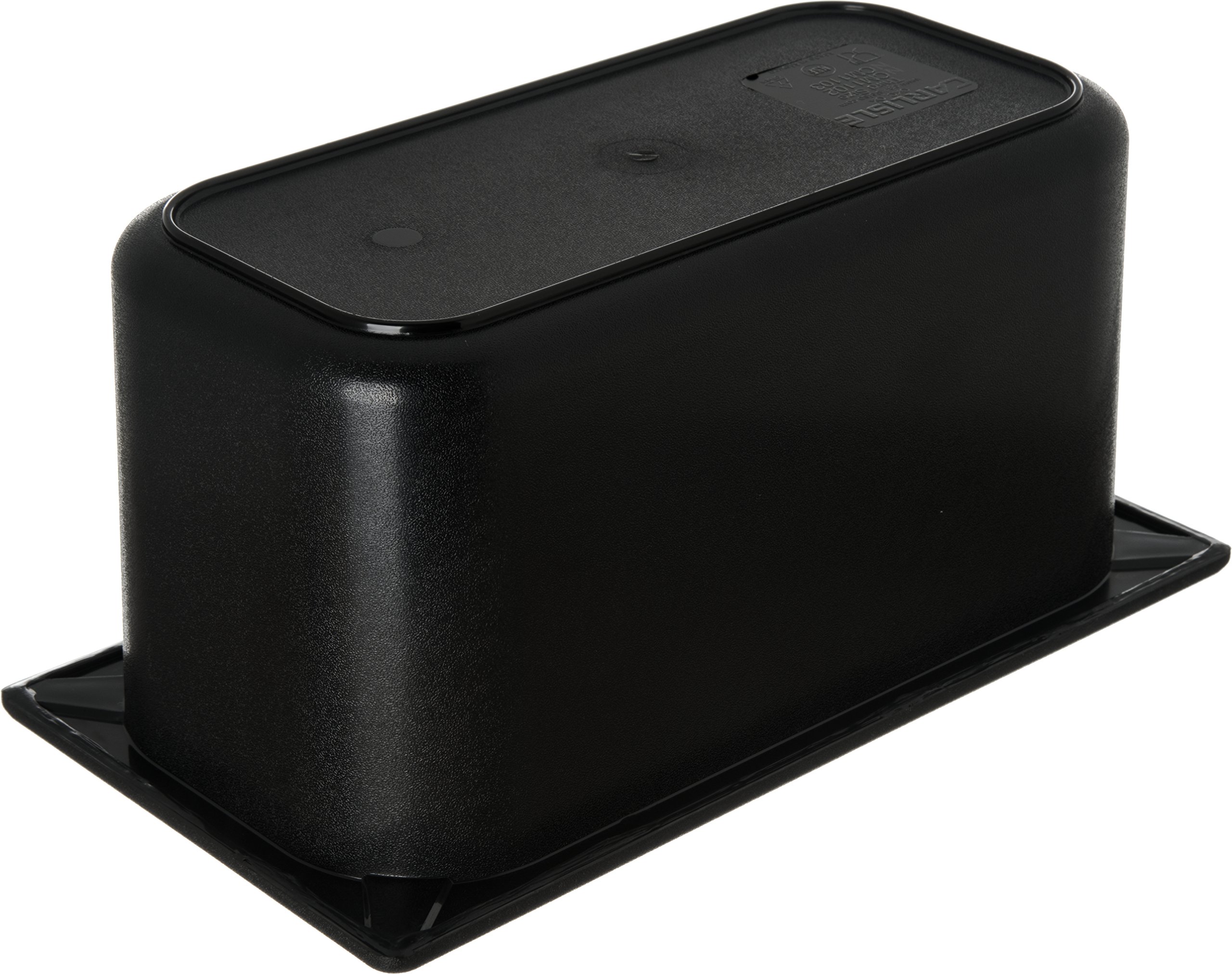 Carlisle CM110203 Coldmaster - Sartén para alimentos (plástico, tamaño 1/3), color negro