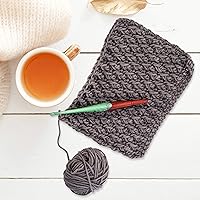 Vista 2 de Divit Shilp Alpha - Ganchos de ganchillo con mango ergonómico, aguja de tejer hecha a mano de resina de 7 pulgadas, tejido de hilo para mezcla