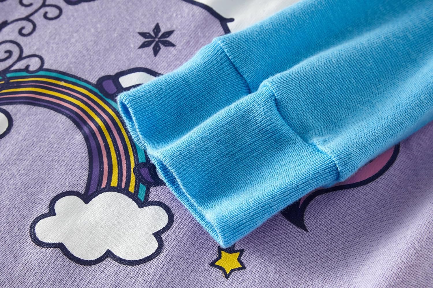 Pajamas for Boys Dinosaur Rocket Space 4-Piece PJs Long Sleeve Sets Sleepwear 2-12 Years - Image 4