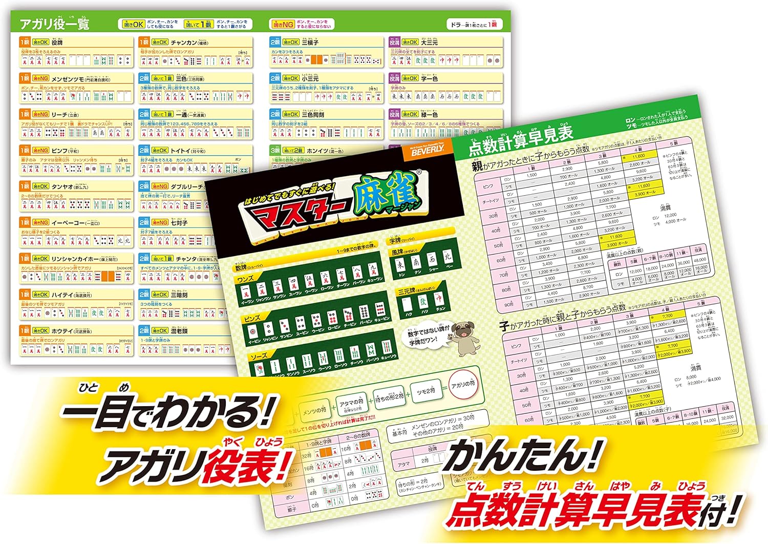 ビバリー(BEVERLY) 【マンガで分かる説明書付】マスター麻雀 BOG-011 7歳から