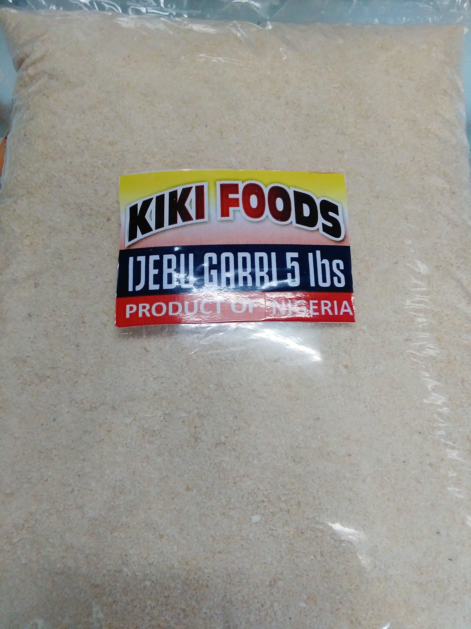 Kiki Foods All Natural White Ijebu (Nigeria) Garri 5lbs