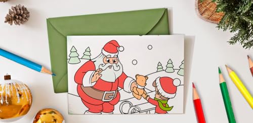 Winter and Christmas Coloring Book 2022