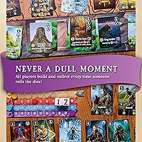 Vista 8 de Valeria Card Kingdoms Juego de mesa – Estrategia y rodar dados con gestión de recursos – Diversión para adolescentes, adultos, noche