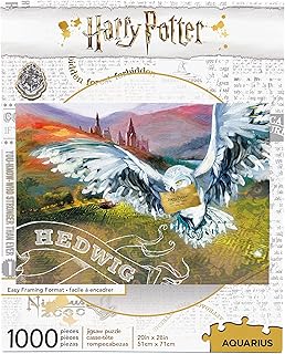 AQUARIUS Harry Potter Puzzle Hedwig (1000 Piece Jigsaw Puzzle) - Officially Licensed Harry Potter Merchandise & Collectibles - Glare Free - Precision Fit - 20 x 28 Inches