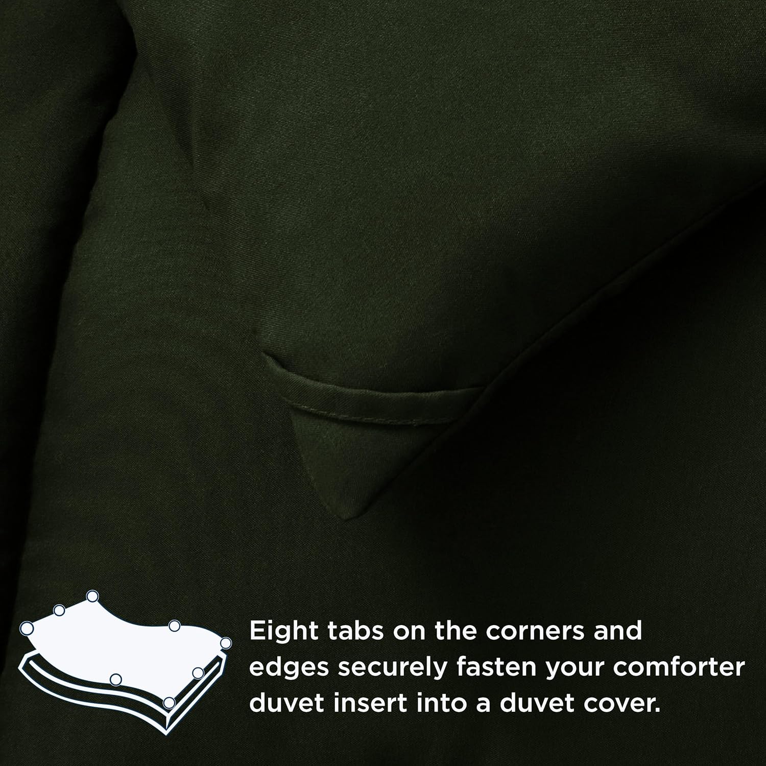 Bedsure Comforter Duvet Insert - Quilted Comforters Twin XL Size, All Season Duvet, Down Alternative Bedding, with 8 Tabs, Gifts for Women/Men, Olive Green, Twin XL 92 x 68 Inches thumbnail
