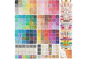 Bead Clay for Creative Crafts: BOZUAN 30000Pcs Flat Preppy Heishi Beads