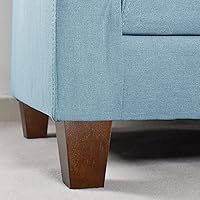 Vista 4 de AORYVIC Juego de 6 patas de madera para muebles de 4 pulgadas, patas cuadradas para sofá, patas de repuesto modernas de mediados de siglo