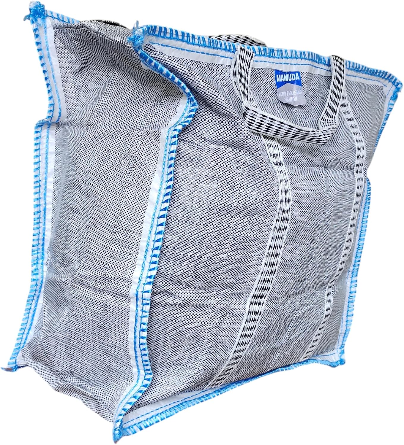 Heavy Duty Storage Bags For Moving House, Laundry and Shopping with strong Zip and Handle, Ghana must go Bag. (Large)