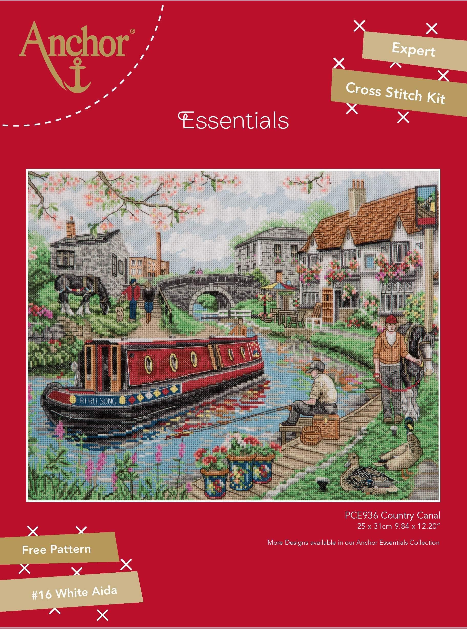 Country Canal Cross Stitch Kit