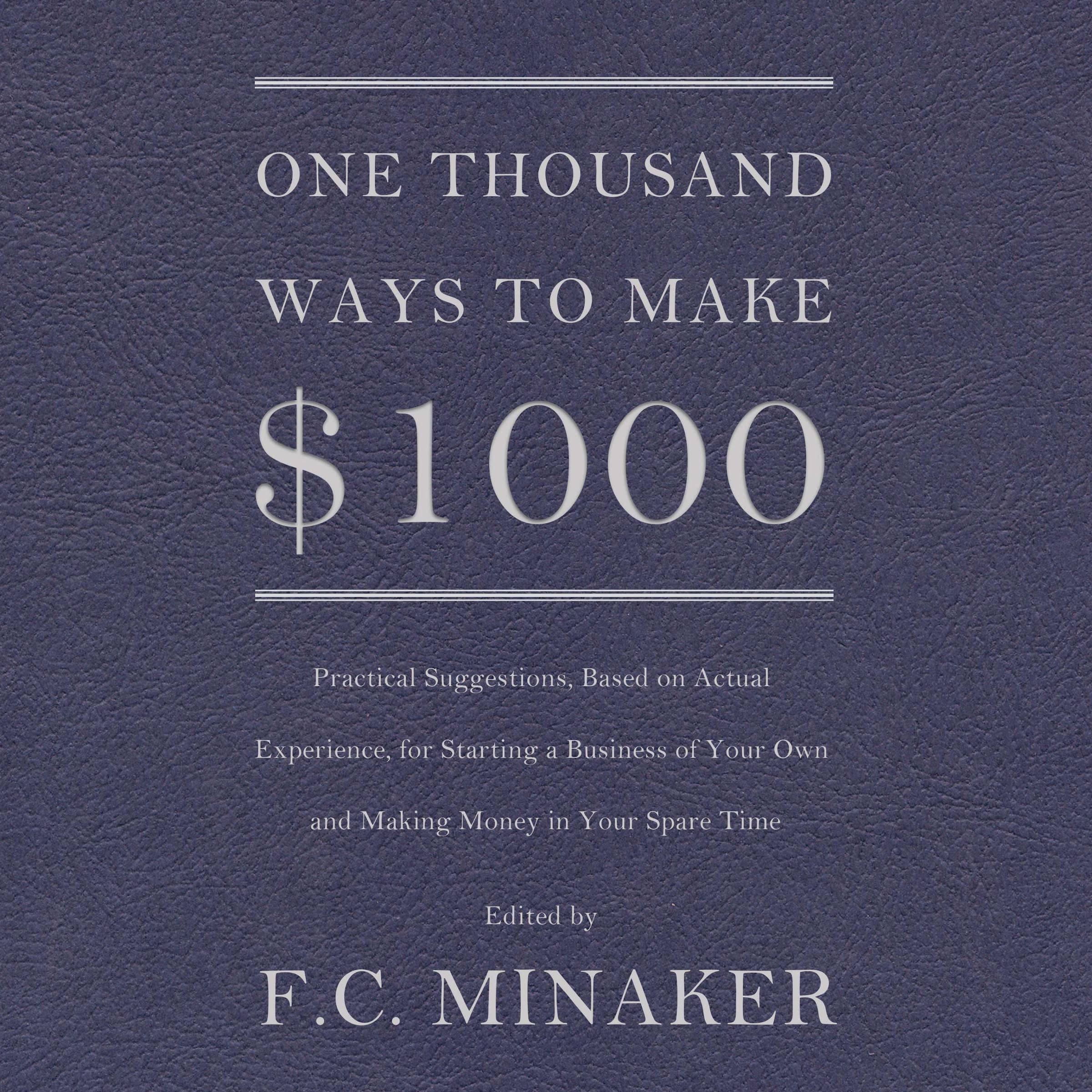 Cover art for One Thousand Ways to Make $1000