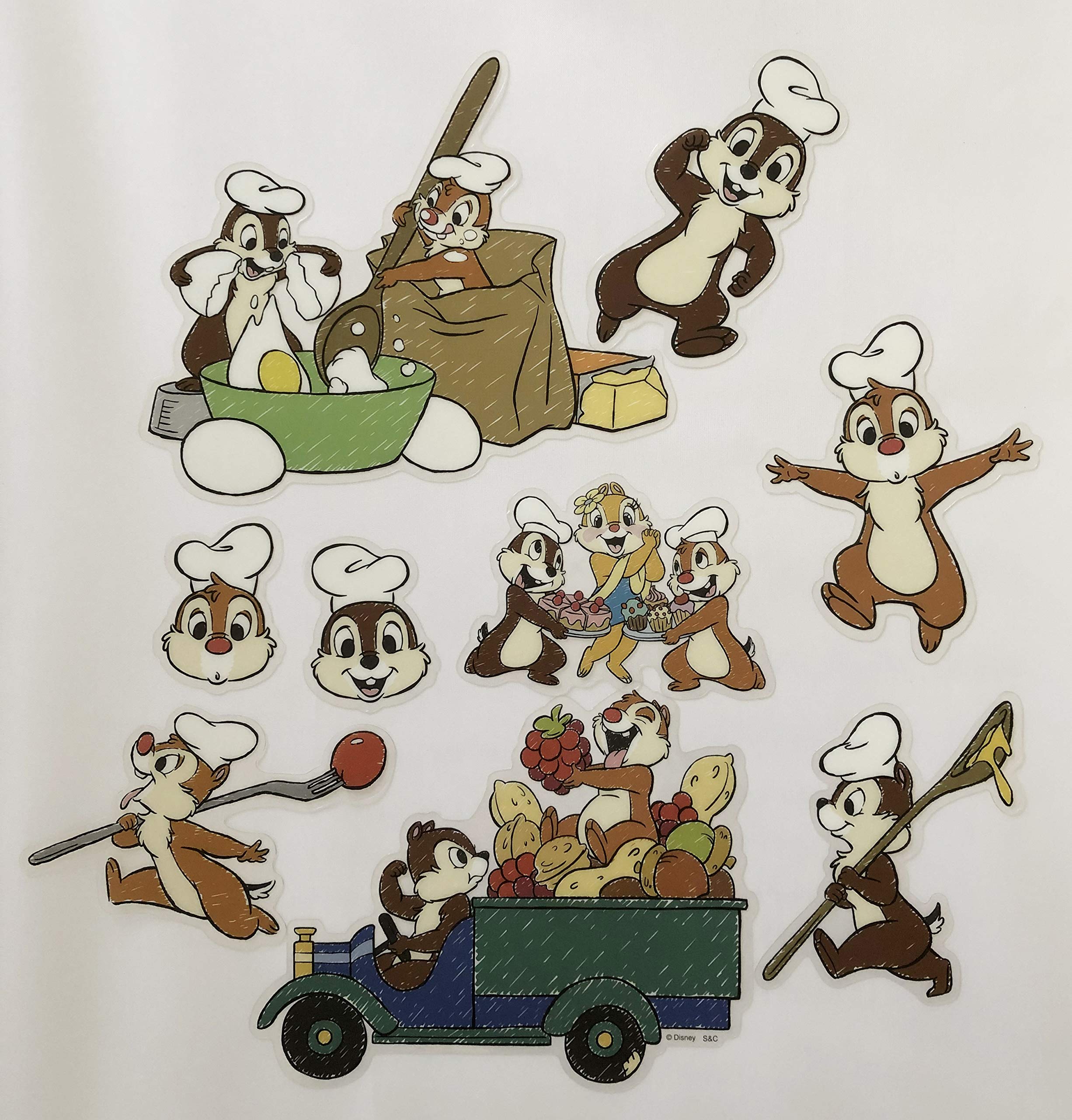 Amazon | S&Cコーポレーション ディズニー フレークステッカー ビッグ