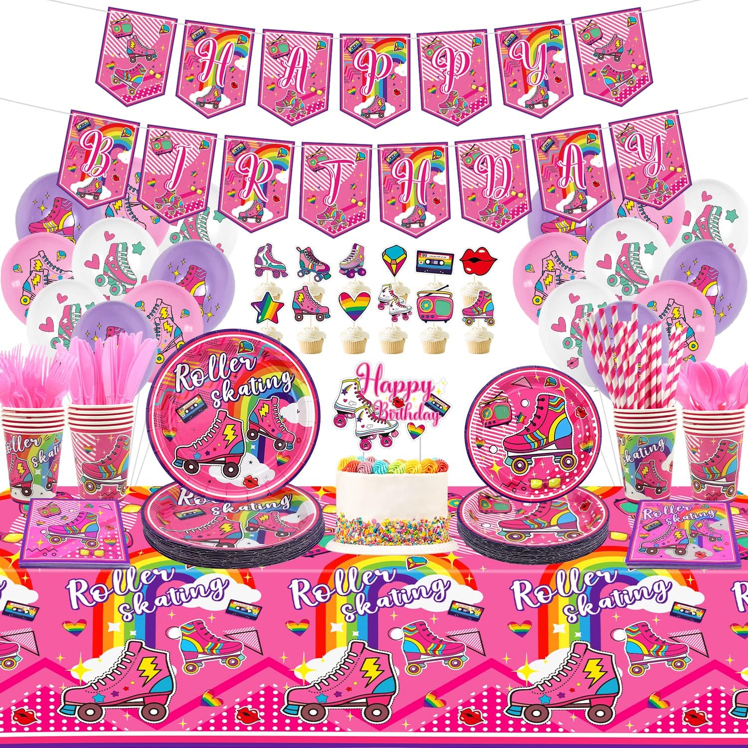 Roller Skating Party Supplies Roller Skate Birthday Party