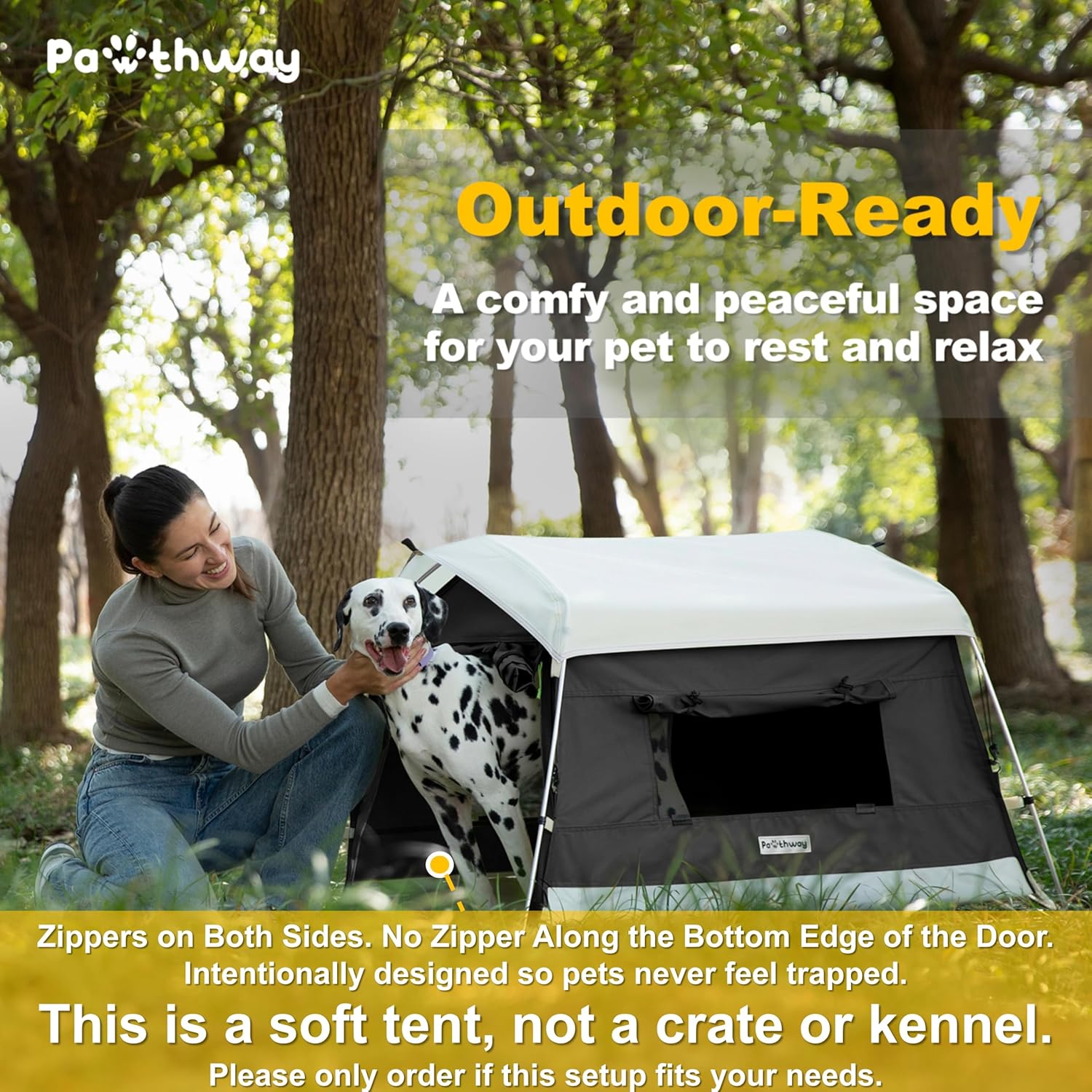 Ultimate Comfort: Review of the Portable Outdoor Dog Tent with Aluminum Poles
