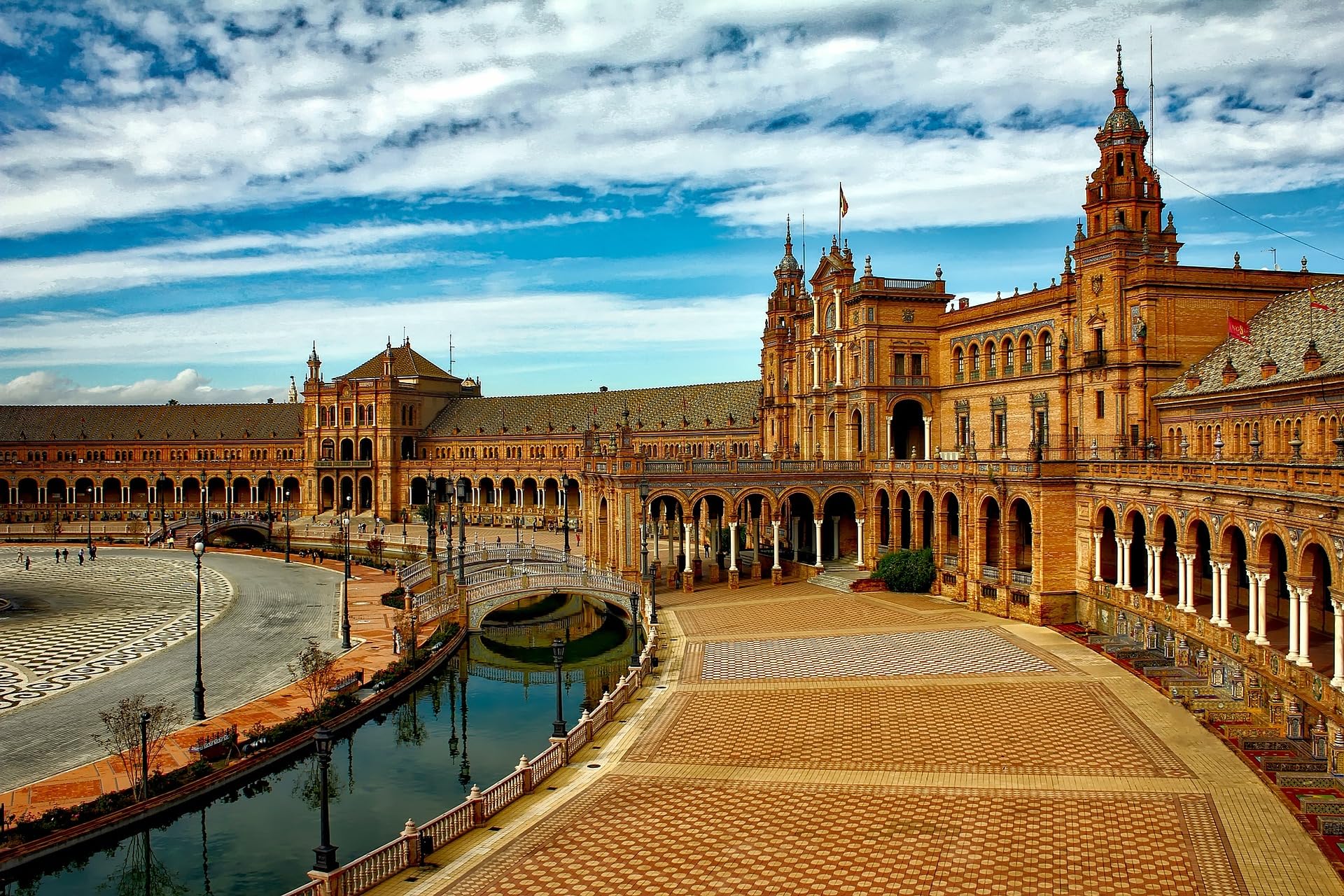 Klassische Puzzles 2000 Teile Plaza De España Seville 100x70CM