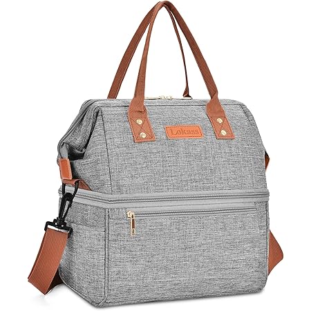 wide bottom lunch bolsa