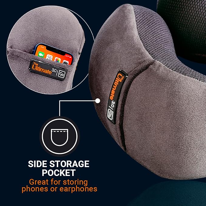 Almohada Viscoelástica Semicircular para Viaje miniatura 6