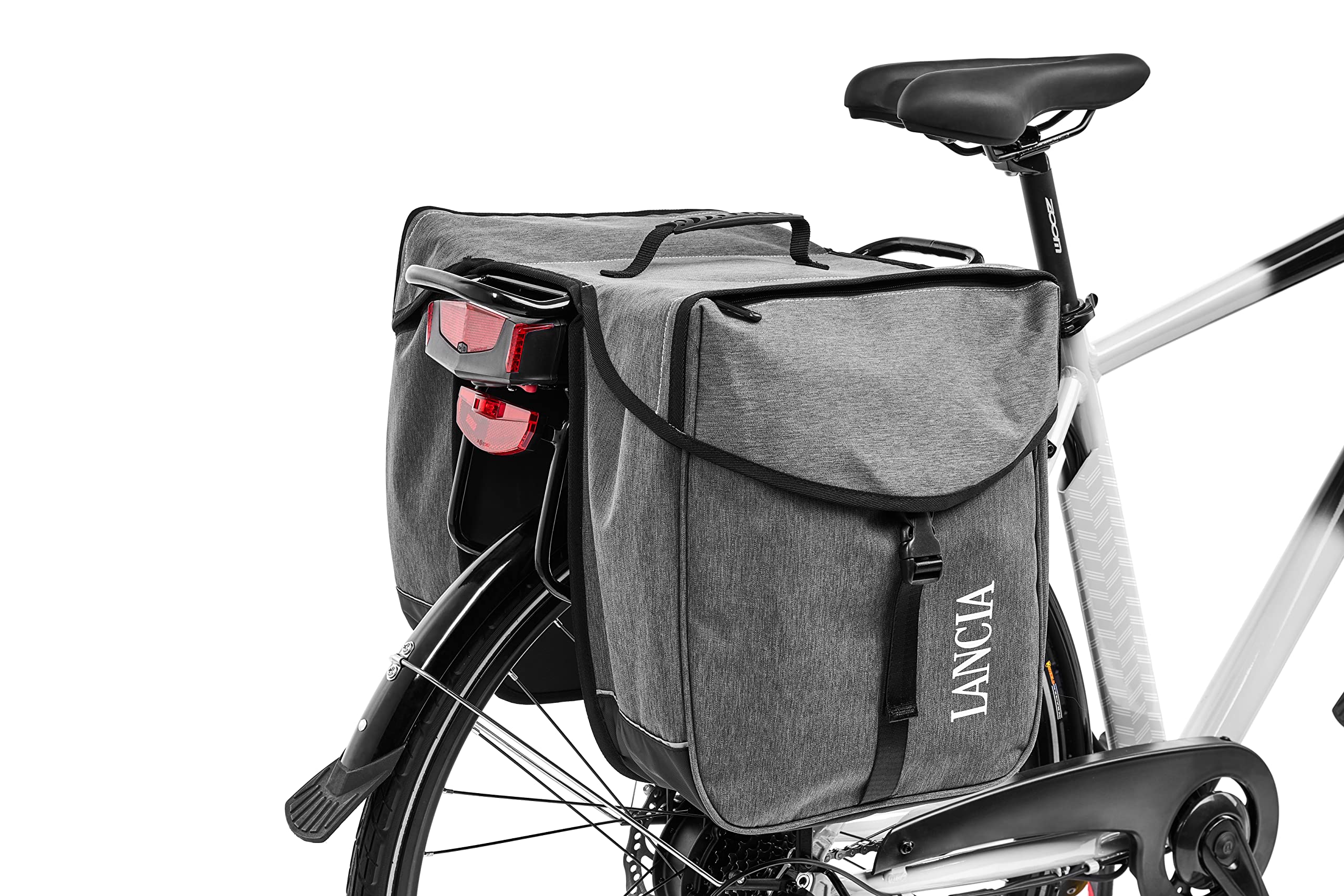 Lancia Estro, Bicicletta Elettrica, Pedalata Assistita, Ruote 27", Fino a 70 km di Autonomia, Motore 250W, Batteria 374Wh, Freni a Disco, Cambio Shimano 7 rapporti