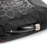 Diablo Sac à dos scolaire de randonnée - pour ordinateur portable - Imperméable à l'eau - Fermeture à glissière - Port de charge USB - Nombreuses poches -Antivol - 7