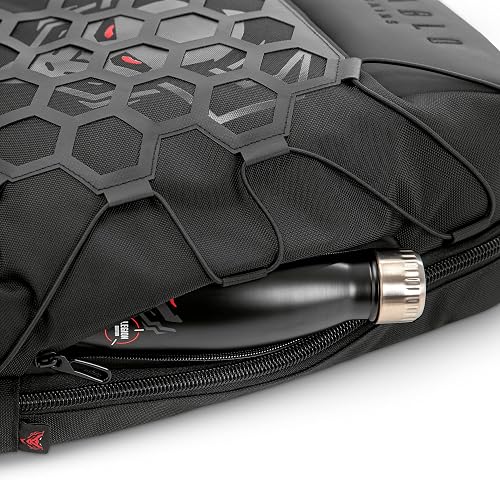 Diablo Sac à dos scolaire de randonnée - pour ordinateur portable - Imperméable à l'eau - Fermeture à glissière - Port de charge USB - Nombreuses poches -Antivol - 7