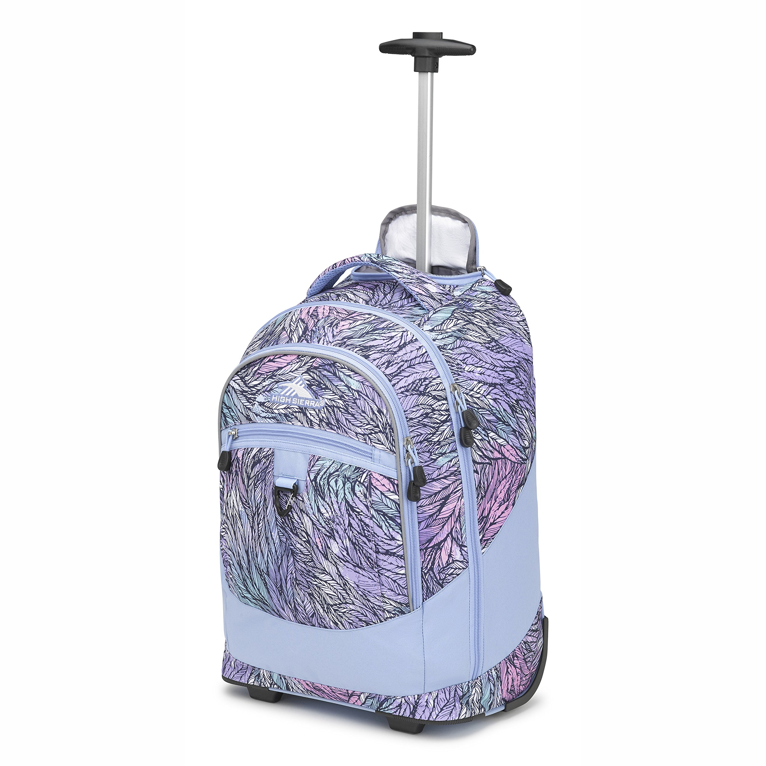 High Sierra Chaser Wheeled Laptop Backpack Feather Spectre Powder