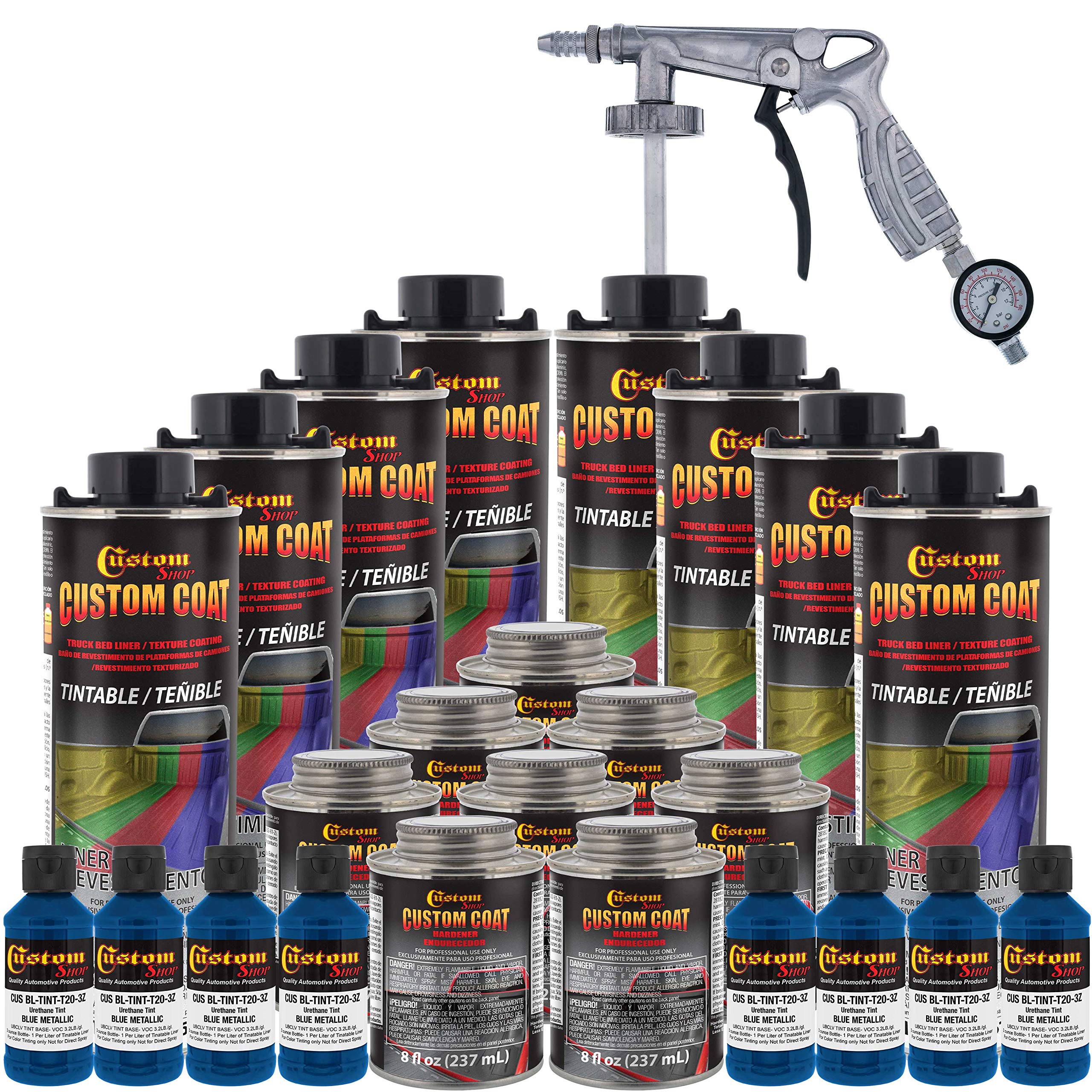 Buy Custom Coat Blue Metallic 2 Gallon (8 Quart) Urethane SprayOn