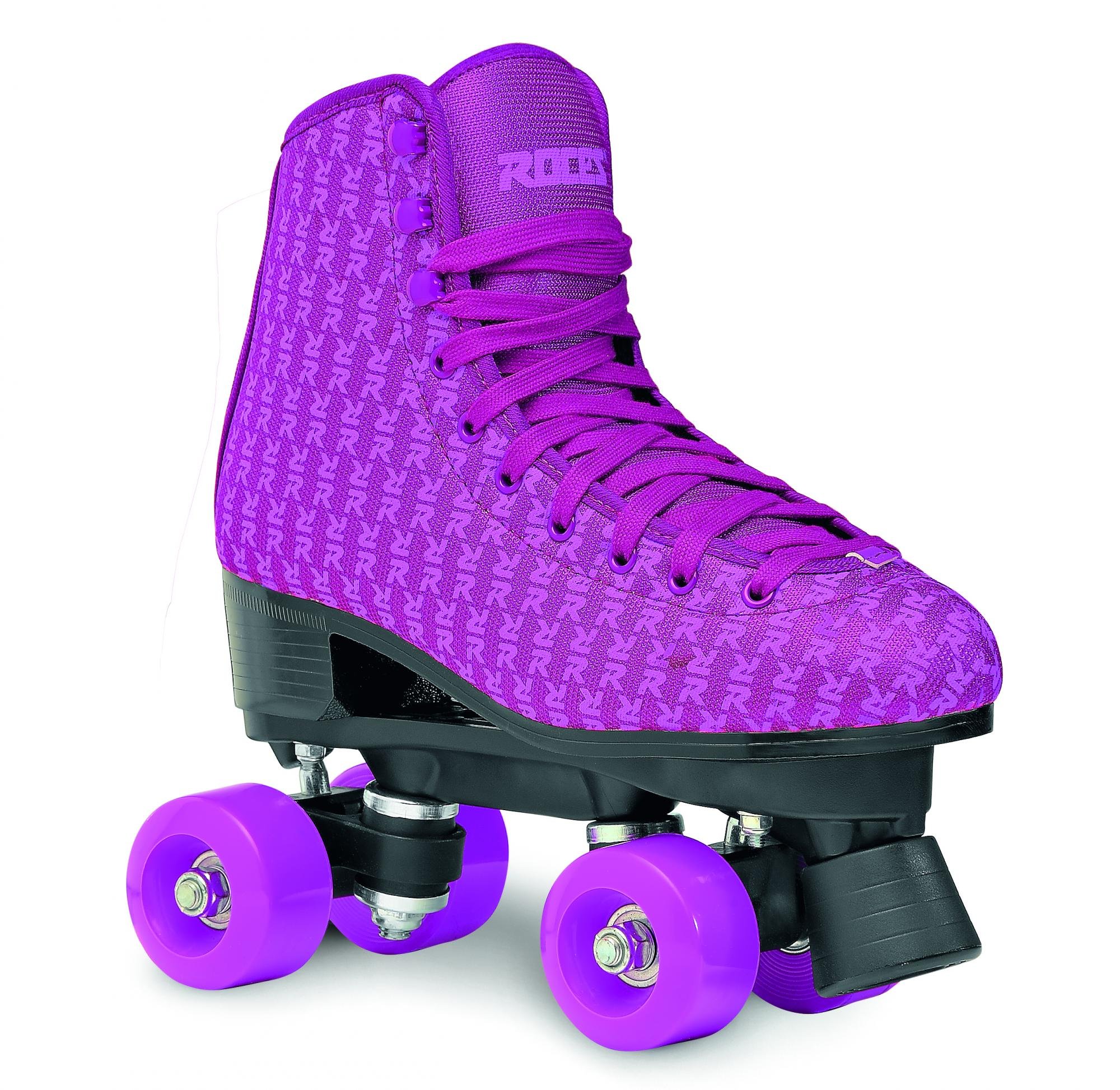 Roces Classic Figure Quad Roller Skate Pattini a rotelle Mania Viola