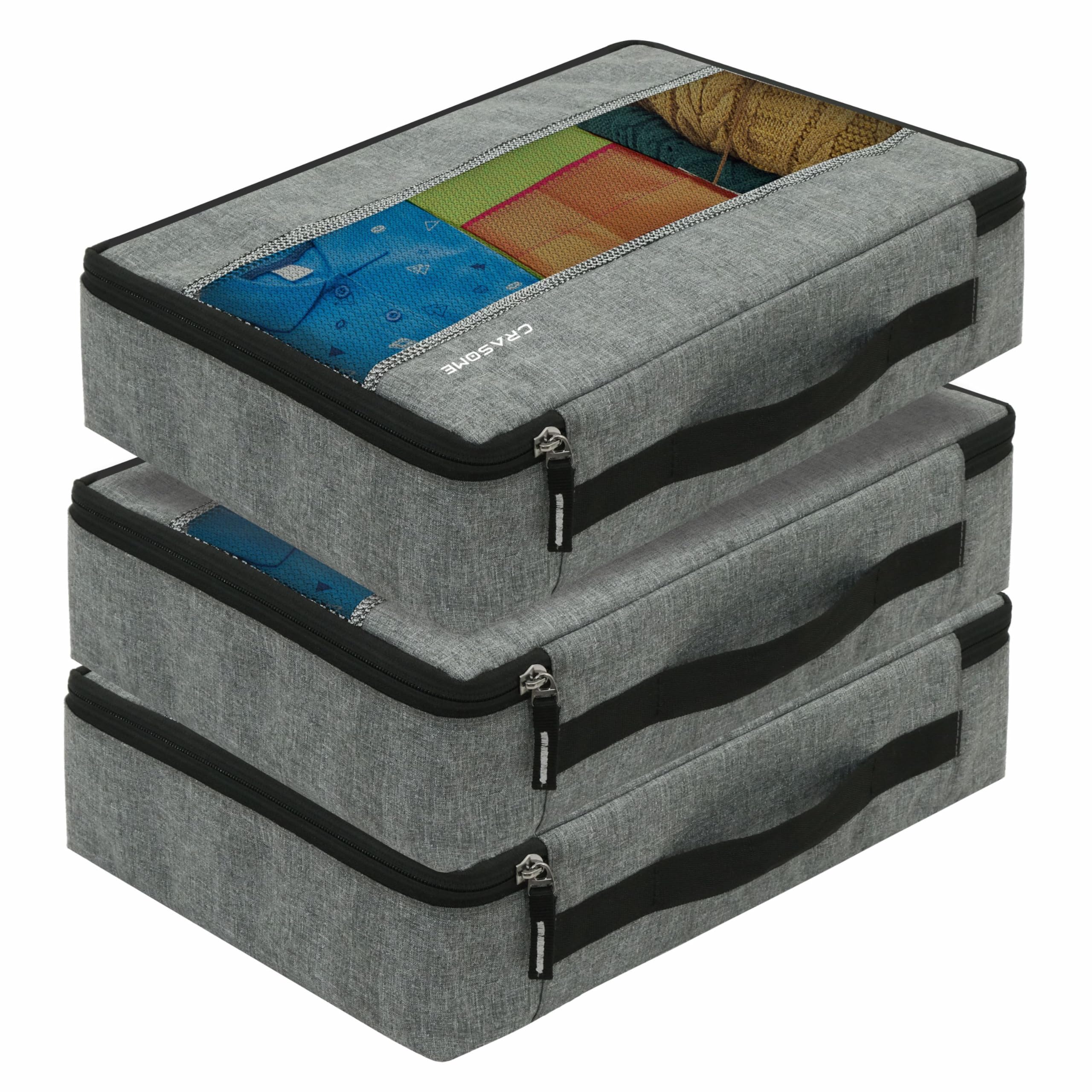 Packing Cubes for Travel, Travel Organizer for Men & Women, Travel Storage Bag, Travel Organizer, Packing Bag for Clothes Pack of 3 (Cube1-Grey-Pack3)