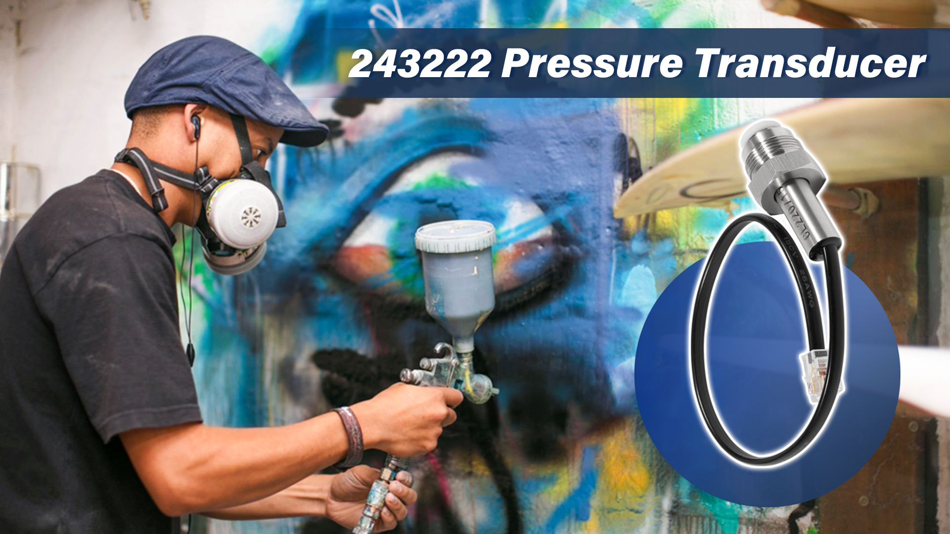 CAREERING PLACEBO301 （YW） NTSUMI 243222 Paint Sprayer Transducer Fit for Graco Paint