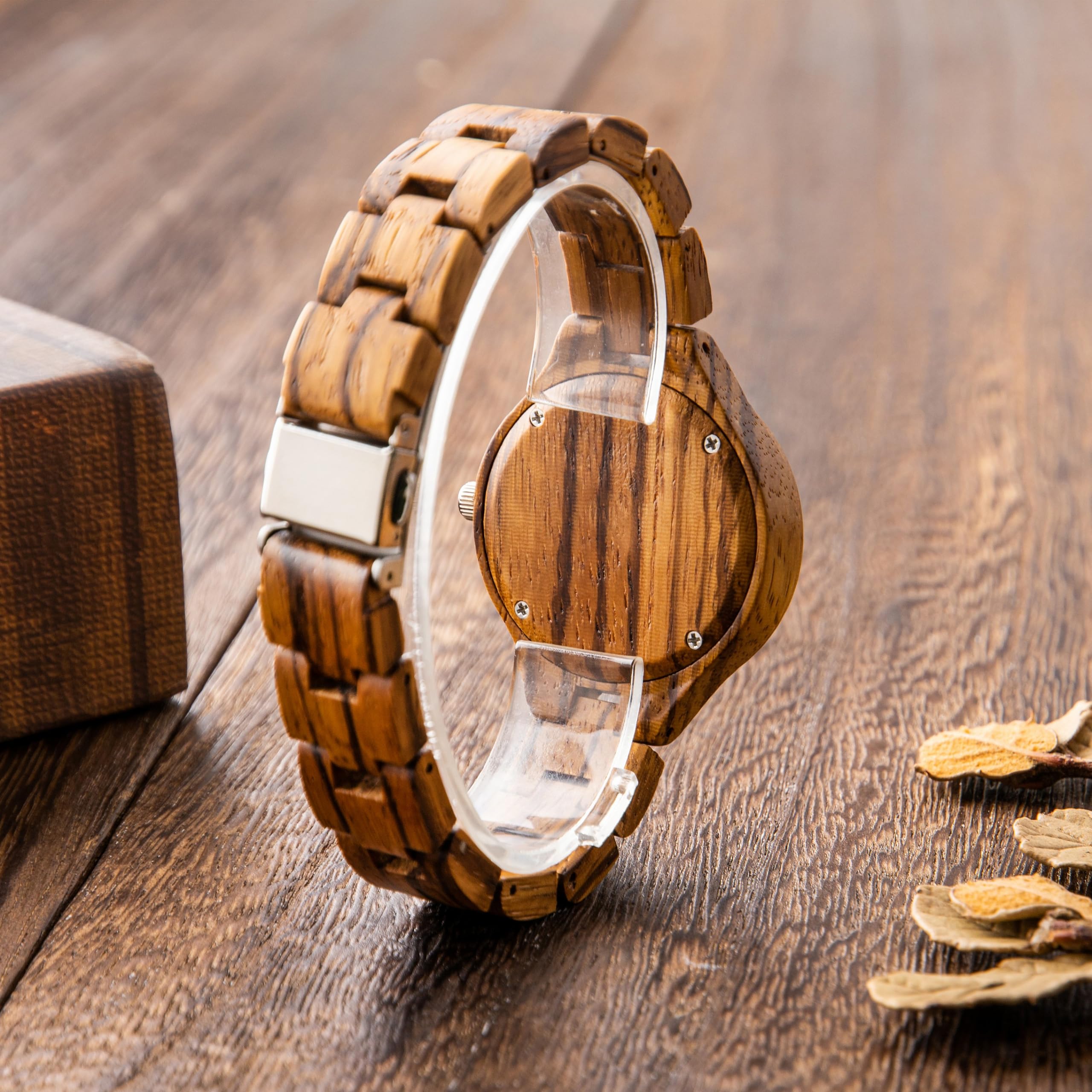 Reloj de madera personalizado para mujer, relojes para mujer, reloj analógico de cuarzo, grabado, personalizado para mamá, esposa, novia, hija