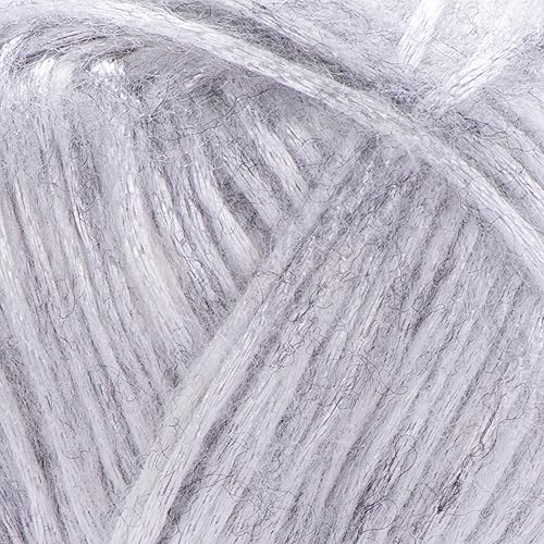 Miniatura 2 de 1 Ball YarnArt Melody, hilo de cadeneta, hilo brillante metálico brillante para tejer, ganchillo, bordado, 3.5 onzas, 754.6 ft (251 yardas), 70%