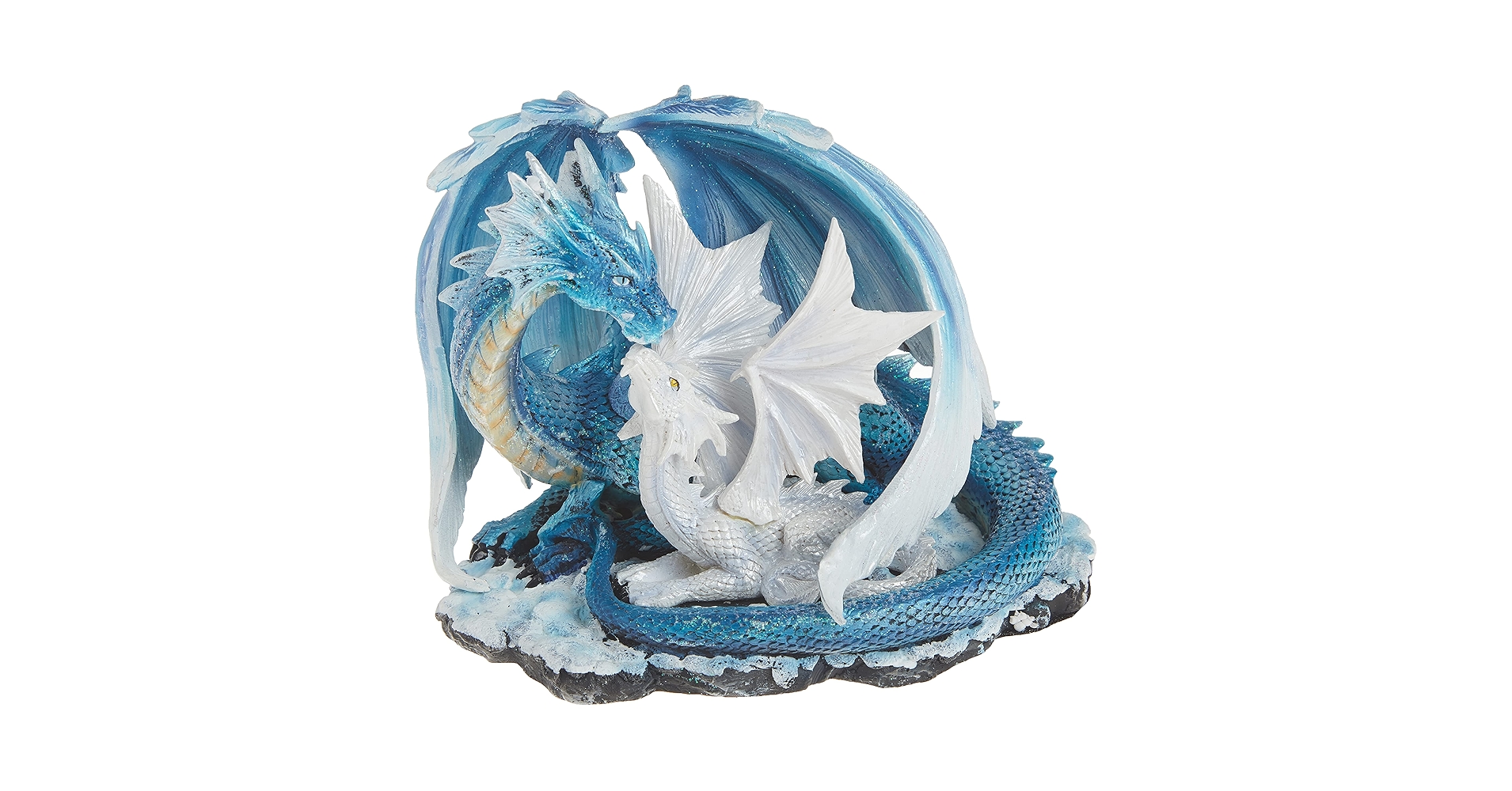 リリアントゥー/風水置物　青龍（Bejewelled Blue Dragon） Amazon.com: StealStreet SS-G-71533 Light Blue Dragon Mom