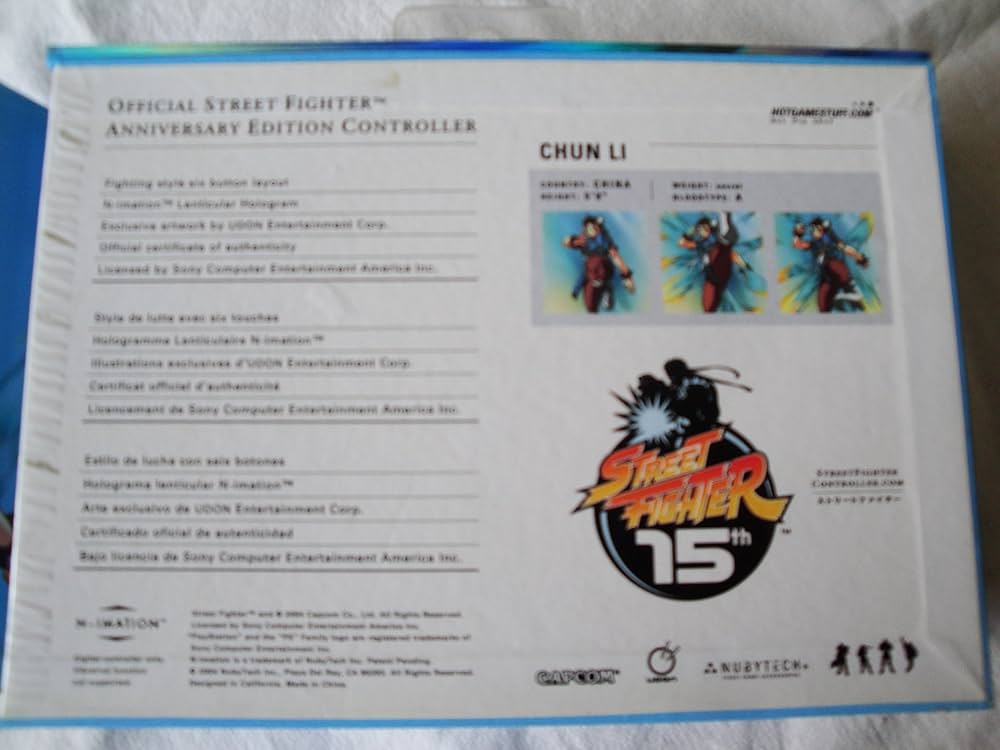 Amazon.com: Street Fighter CHUN LI Controller BRAND NEW Sony