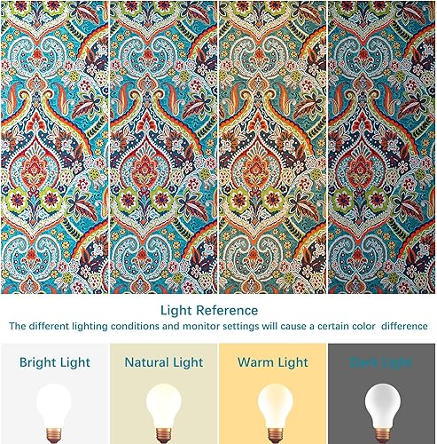 Miniatura 6 de BEDISELY Juego de ropa de cama de tamaño King, colchas bohemias, edredones tamaño King, juegos florales reversibles King, colcha suave, juego de