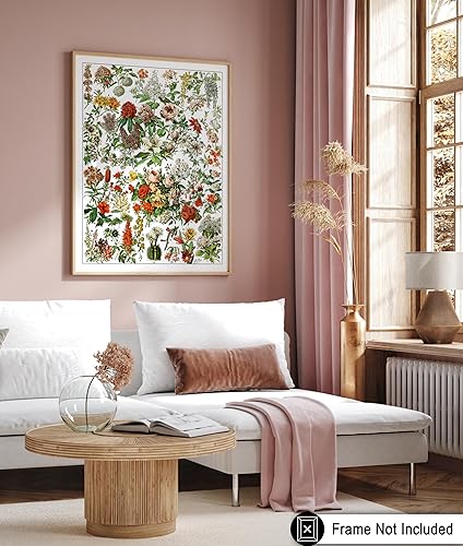 Miniatura 18 de Poster Master Póster vintage de orquídea, estampado de flores retro, arte de pared de plantas exóticas, arte botánico, regalo para hombres y