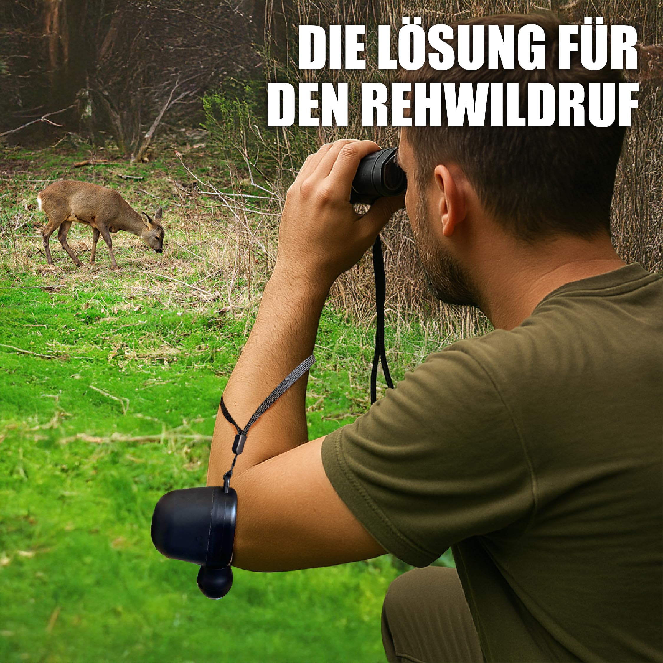 Buttolo Rehblatter Original Lockinstrument für Rehwild mit Anleitung und Kordel