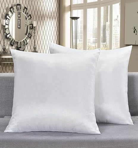 Vista 297 de Aiking Home - Funda de almohada de seda sintética, cierre de cremallera, juego de 2