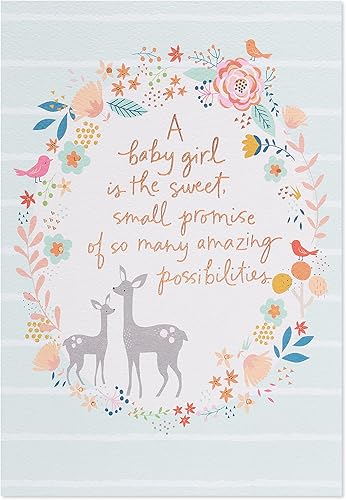 Miniatura 4 de American Greetings Tarjeta para bebé niña vida de amor