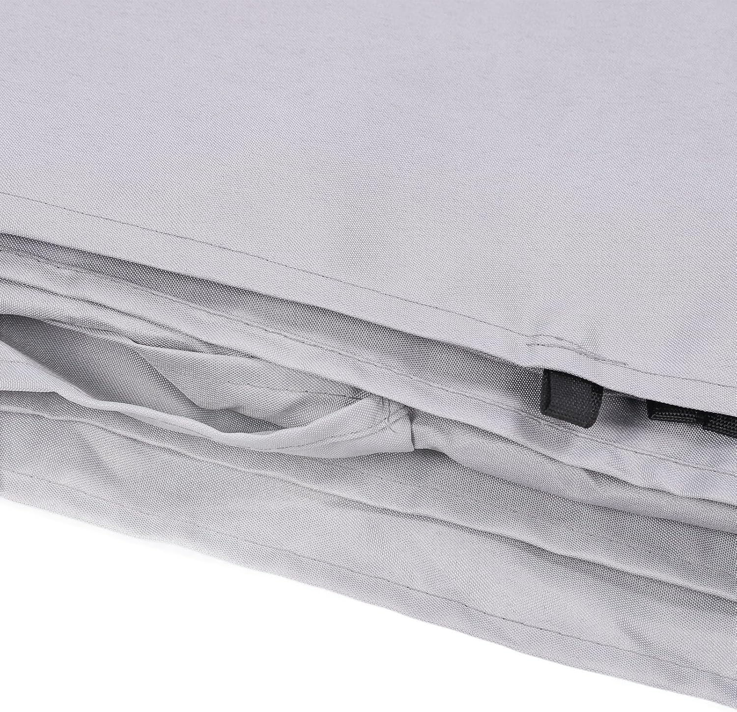 Heavy Duty Replacement Canopy Sidewalls 3x3m – & UV50+ Pop Up Gazebo Side Panels – Wind & Rain Screen for Garden, Patio, BBQ & Camping – Grey (3 * 4M)