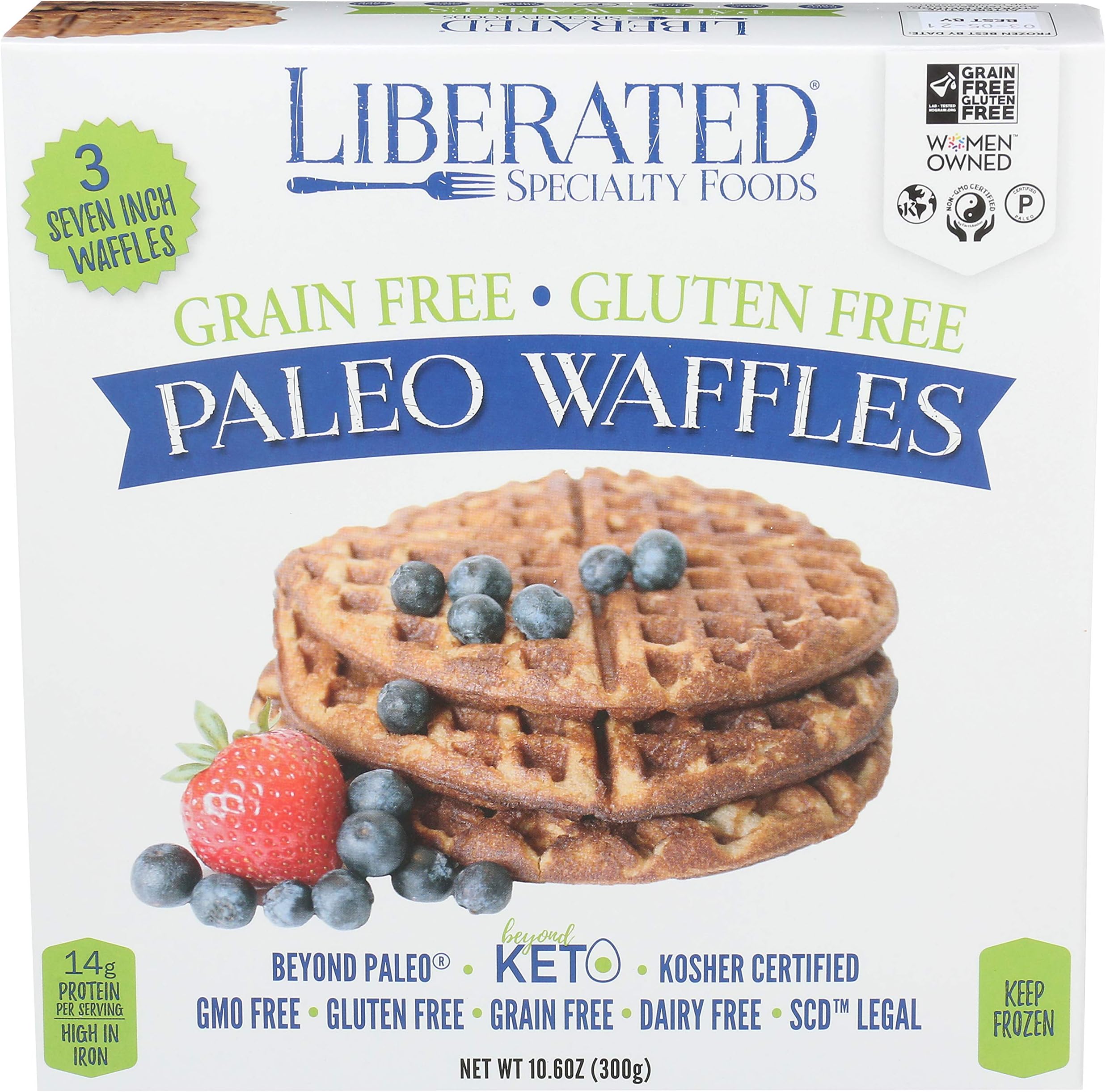 Liberated Paleo Waffles, Paleo