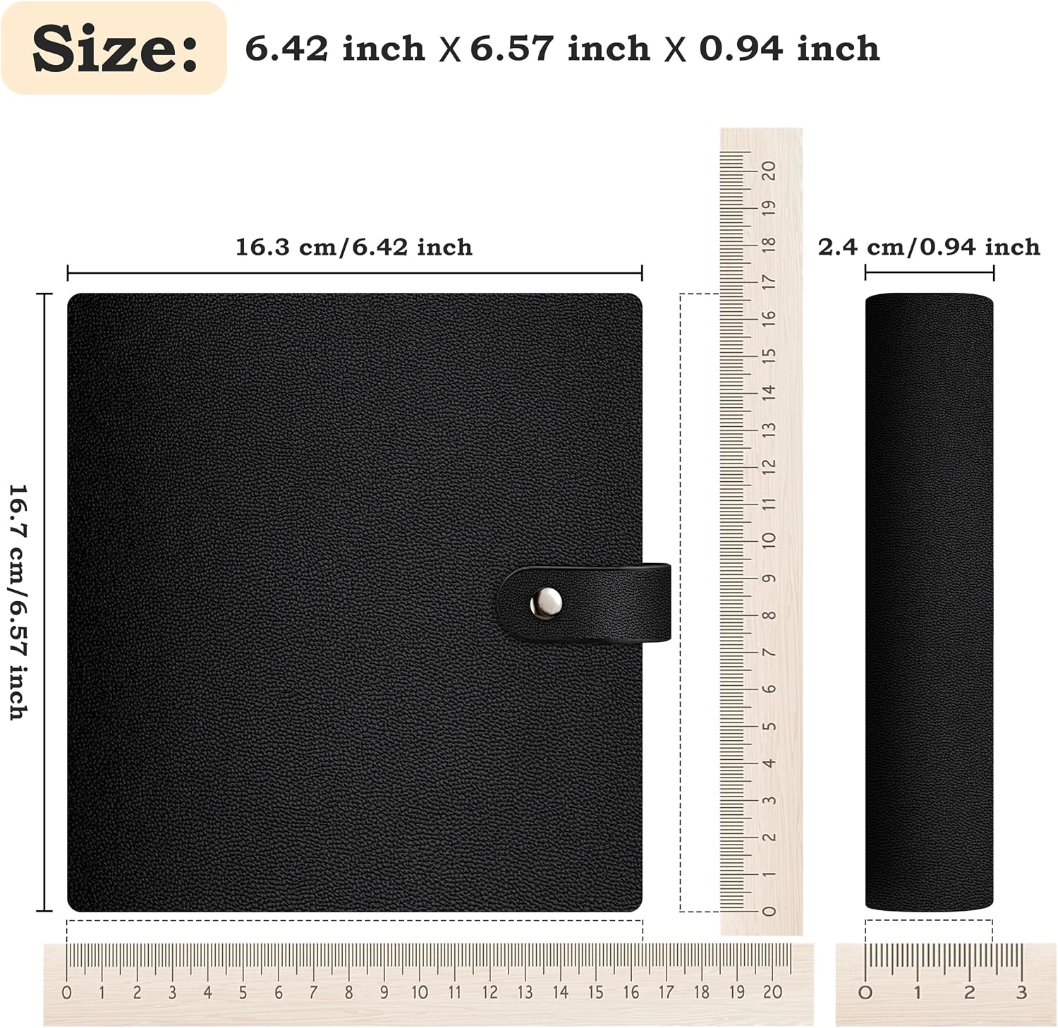 Ruibytree 320 Pockets Photo Album for Polaroid Go Gen 2, Gen 3 Film, Black