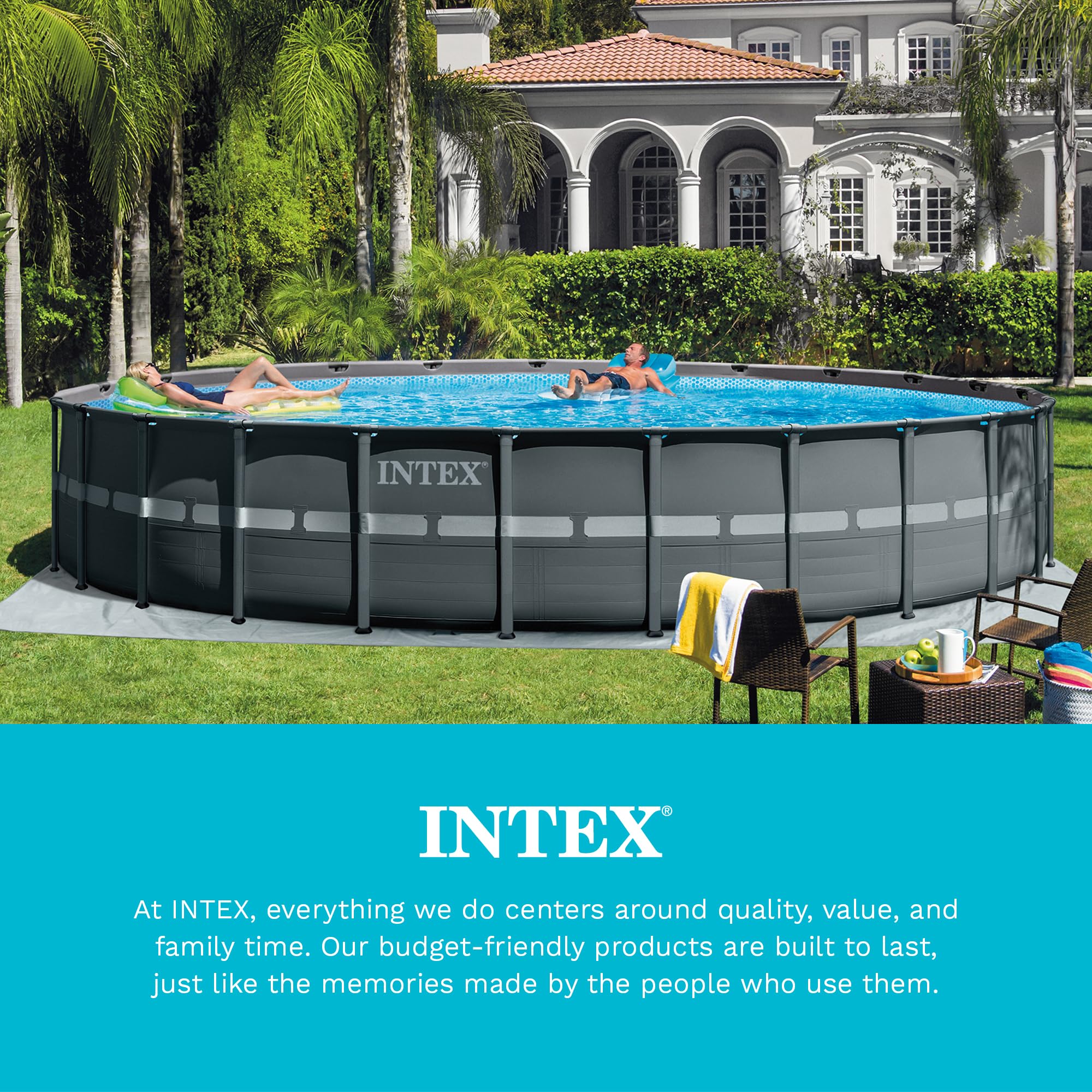Intex bâche Protection pour Piscine Ronde 5m49