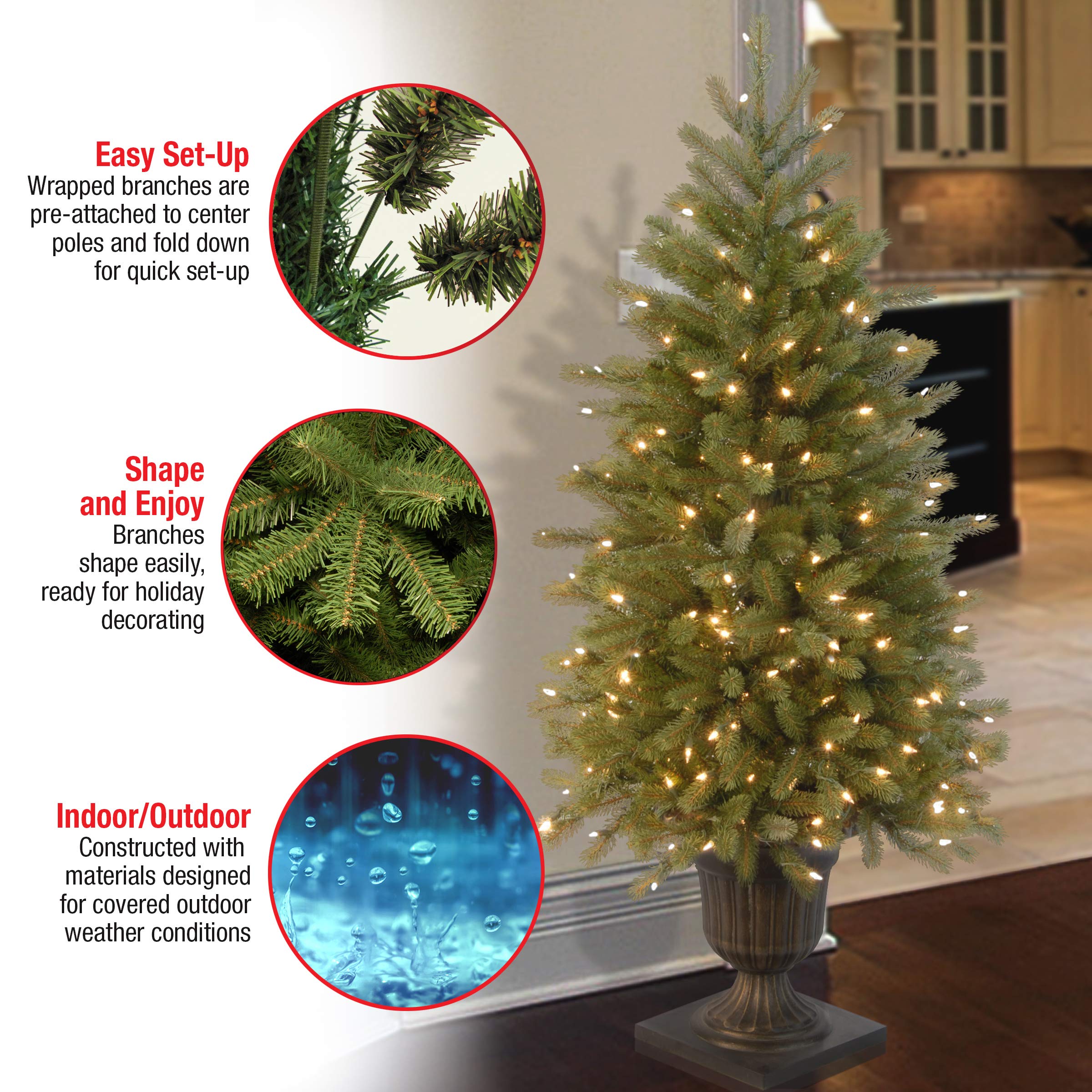 National Tree Company 'Feel Real' Prelit Artificial Christmas Tree For
