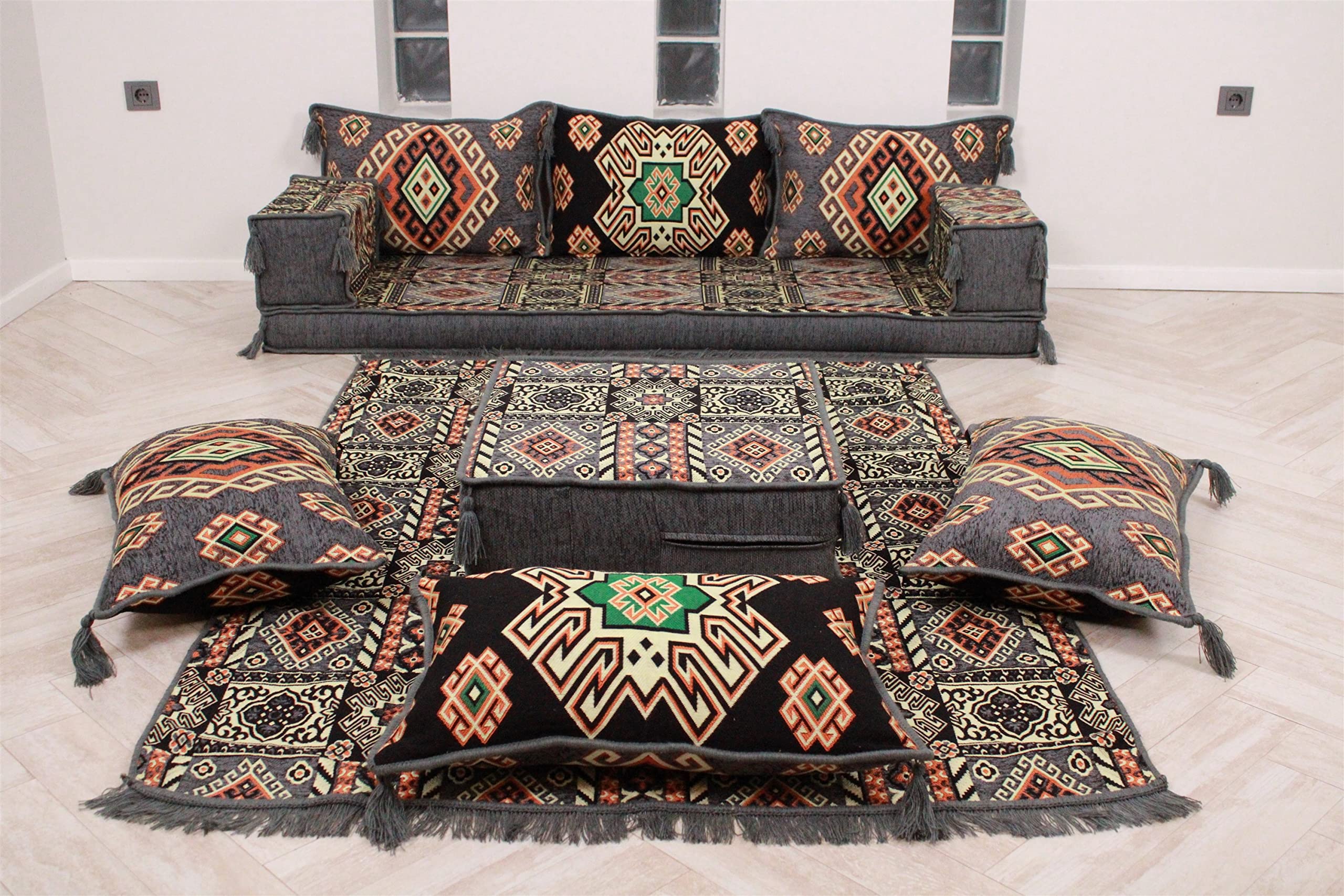 Buy Arabic floor seating,floor cushions,arabic seating,arabic cushions