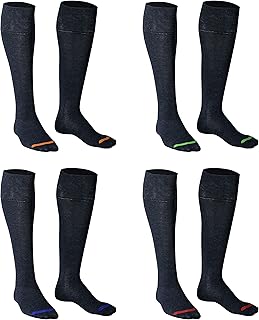 4 pares de calcetines largos para mujer - Caña cómoda sin elástico